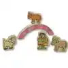 Fairy Tale Wooden Character Set Billy Goats Gruff