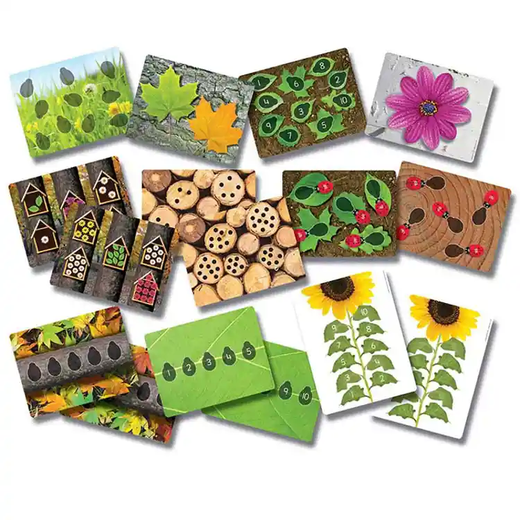 Ladybug Count Stones & Number Cards Set