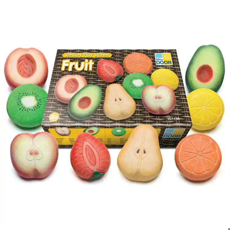 Sensory Play Stones, Fruits