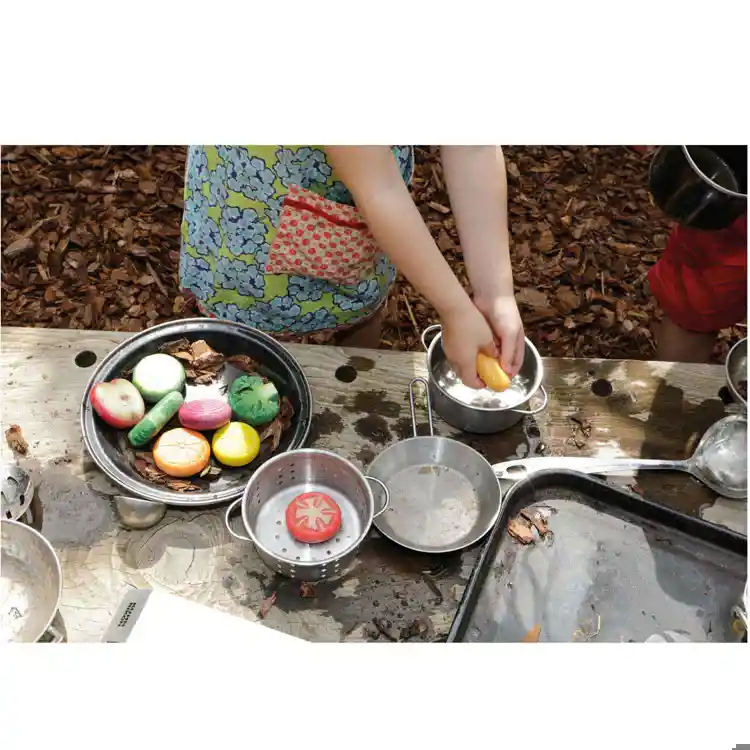 Fruit & Vegetable Sensory Play Stones Set