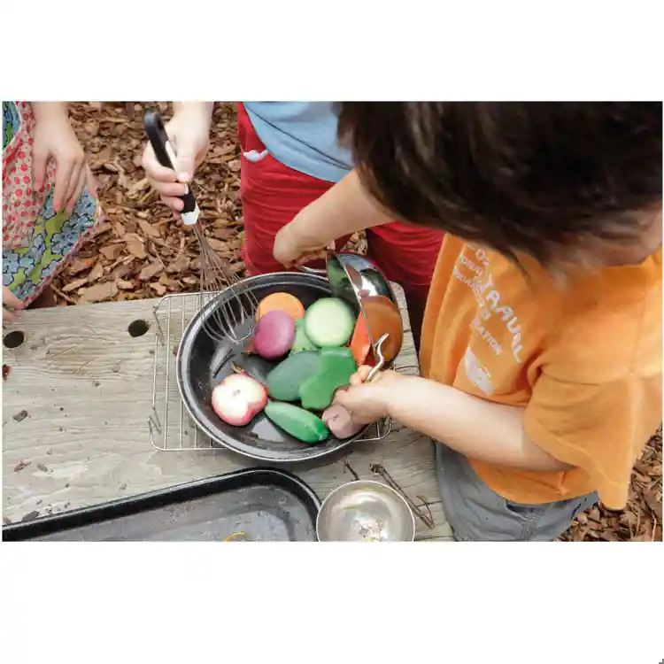 Fruit & Vegetable Sensory Play Stones Set