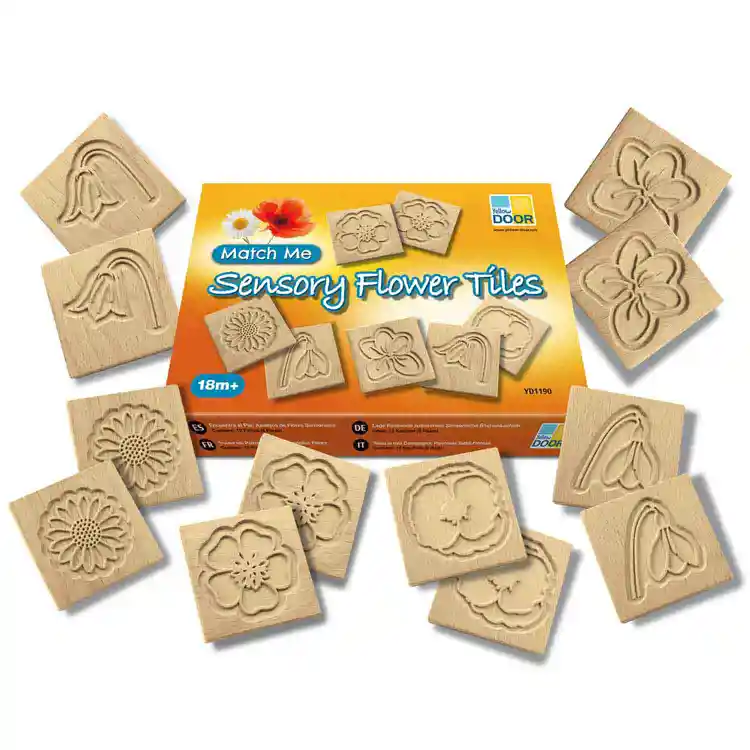 Match Me Sensory Flower Tiles