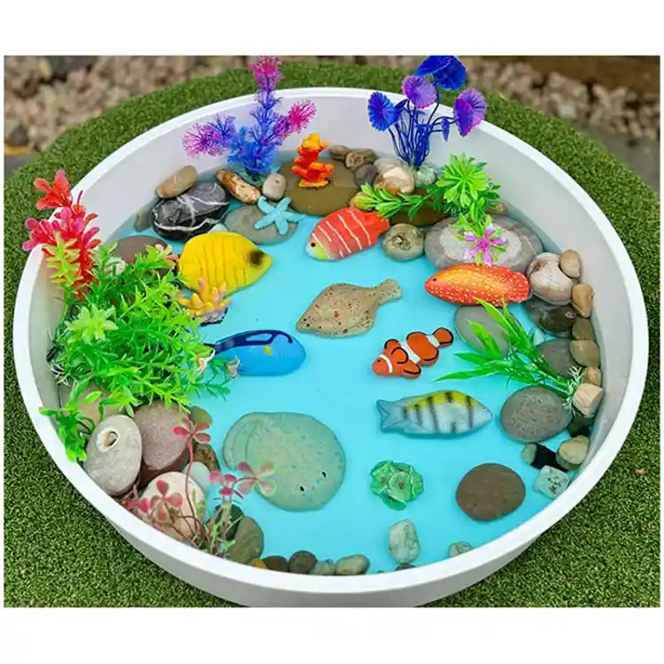 Sensory Play Stones, Fish