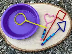 Craft Stem Bubble Wands Activity 