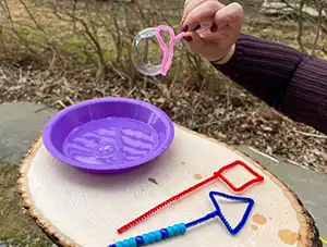 Craft Stems Bubble Wand Art Activity