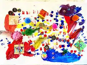 Mixed Media Collages Art Activity