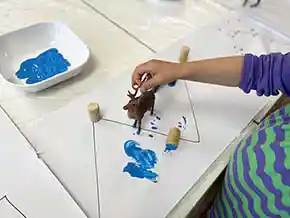 Pre writing activity zig zag lines