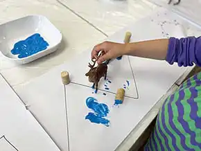 Pre writing activity zig zag lines