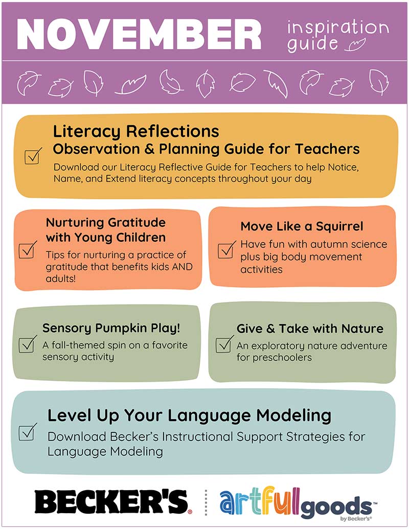 November Teacher Inspiration Guide