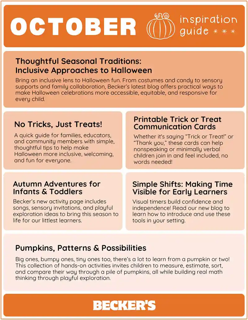 October 2025 Teacher Inspiration Guides